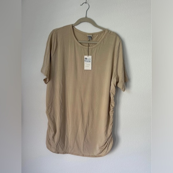 Tops - Tan Short Sleeve Top
